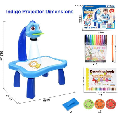 LED Projector Art Painting Table for Kids